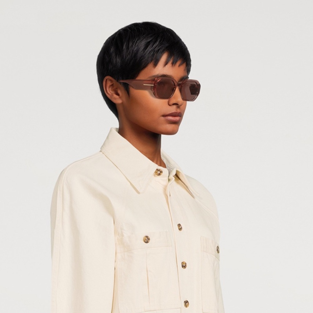 TOM FORD VERONIQUE-02 TF917 ROSE UNISEX SUNGLASSES
